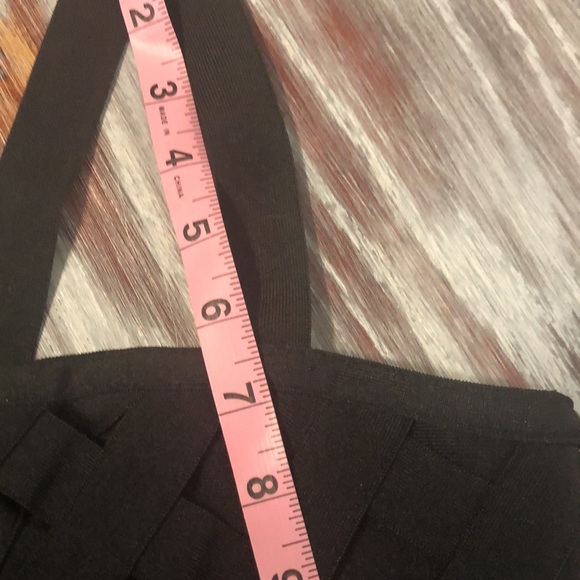 Gold label wow couture black crop top - Picture 7 of 10